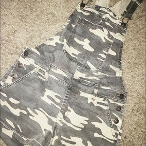 Army Print Overalls